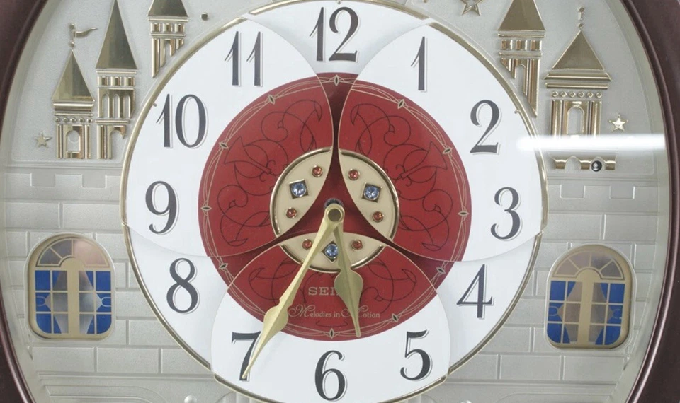 精工Melodies In Motion音乐挂钟披头士歌曲QXM134BR   — 第 4/4 张图片