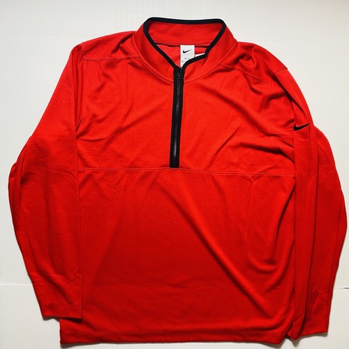 Nike Dri-FIT Victory Half-Zip Golf Top Pullover Red Mens Size:2XL DJ5474-814 | eBay