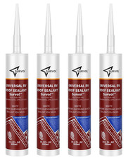 RV Roof Sealant Self-Leveling 4-Pack White