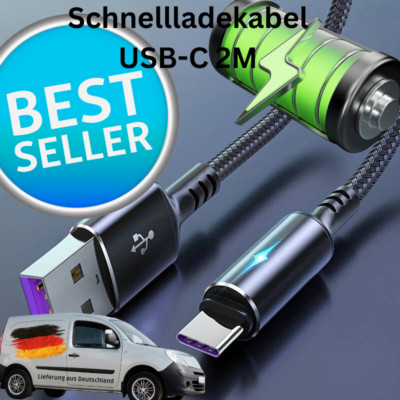+++Super Schnellladekabel USB Typ C für SAMSUNG HUAWEI HANDY+++