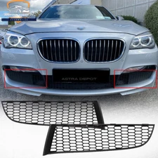 Left Right Front Bumper Lower Mesh Grille for BMW F01 F02 740i M Sport 2009-2015