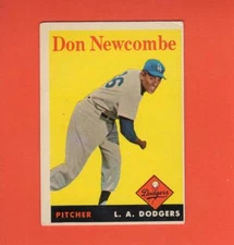1958 Topps #340 Don Newcombe VG Very Good Los Angeles Dodgers #33604