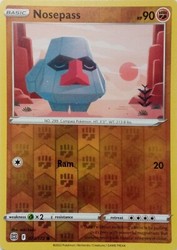 Nosepass 073/172 Reverse Holo - Brilliant Stars
