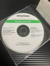 2008 eMachines Operating System Disc Microsoft Windows Vista Home Basic 32-Bit