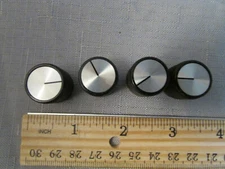 (4) Potentiometer Knobs   from a Systron-Donner Power Supply