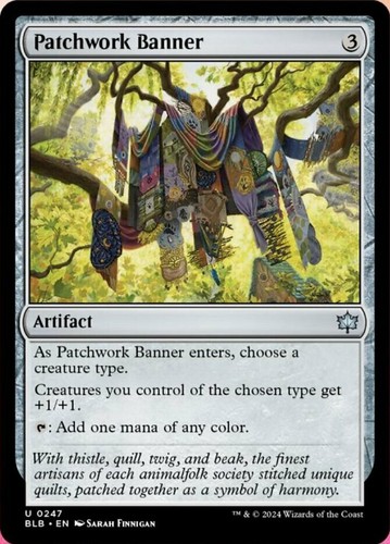 1 x Patchwork Banner - Bloomburrow - NM-Mint - MTG