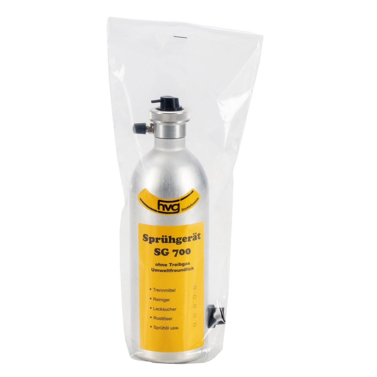 SG700 Wiederbefüllbare Alu Druckluft Spraydose Druckluftdose Sprühflasche 500ml
