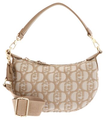 LIU JO Kaliska Hobo Bag S Schultertasche Umhängetasche Tasche Natural beige