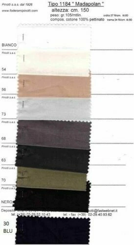 Tessuti e stoffe grigi per hobby creativi, lunghezza/quantità al metro 100% Cotone