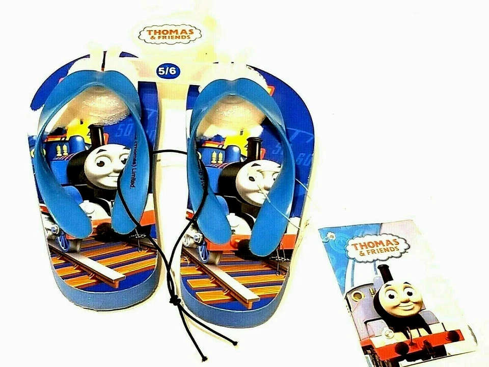 Sandalias chanclas Little Kid Thomas The Tank Engine 2015 nuevas con etiquetas talla S para niños Foto 2 de 4
