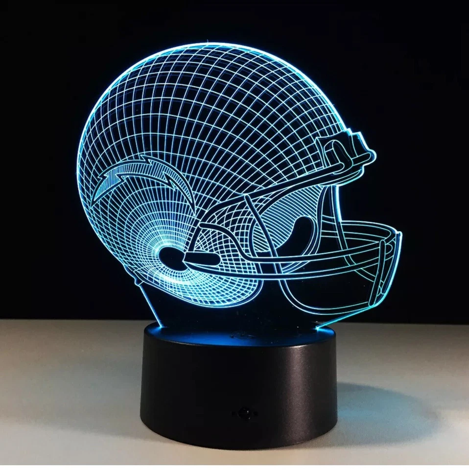 Los Angeles Chargers San Diego LED Light Lamp Collectible US SHIPPING IN 1 DAY！ - Image 4 of 4