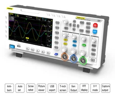 1014D 7" TFT LCD 2 Channel Signal Generator Digital Storage Oscilloscope 1GSa/s