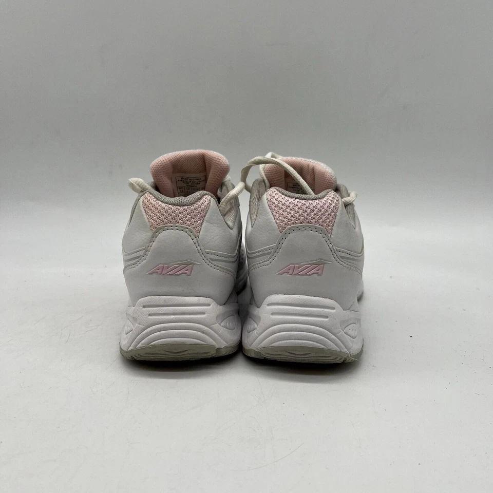 AVIA AVI-Strike A305W Women's White Lace Up Low Top Walking Shoes Size 7.5 - Image 4 of 4