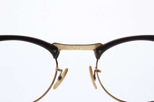 Rare VTG B&L RayBan 1/10 12k GF Wood Grain Sunglasses FRAMES ONLY Clubmaster - Picture 8 of 9