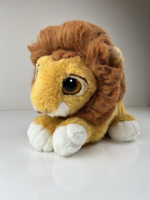 Vintage Disney The Lion King Mane Changing Growing Up Simba Plush 1994 Mattel