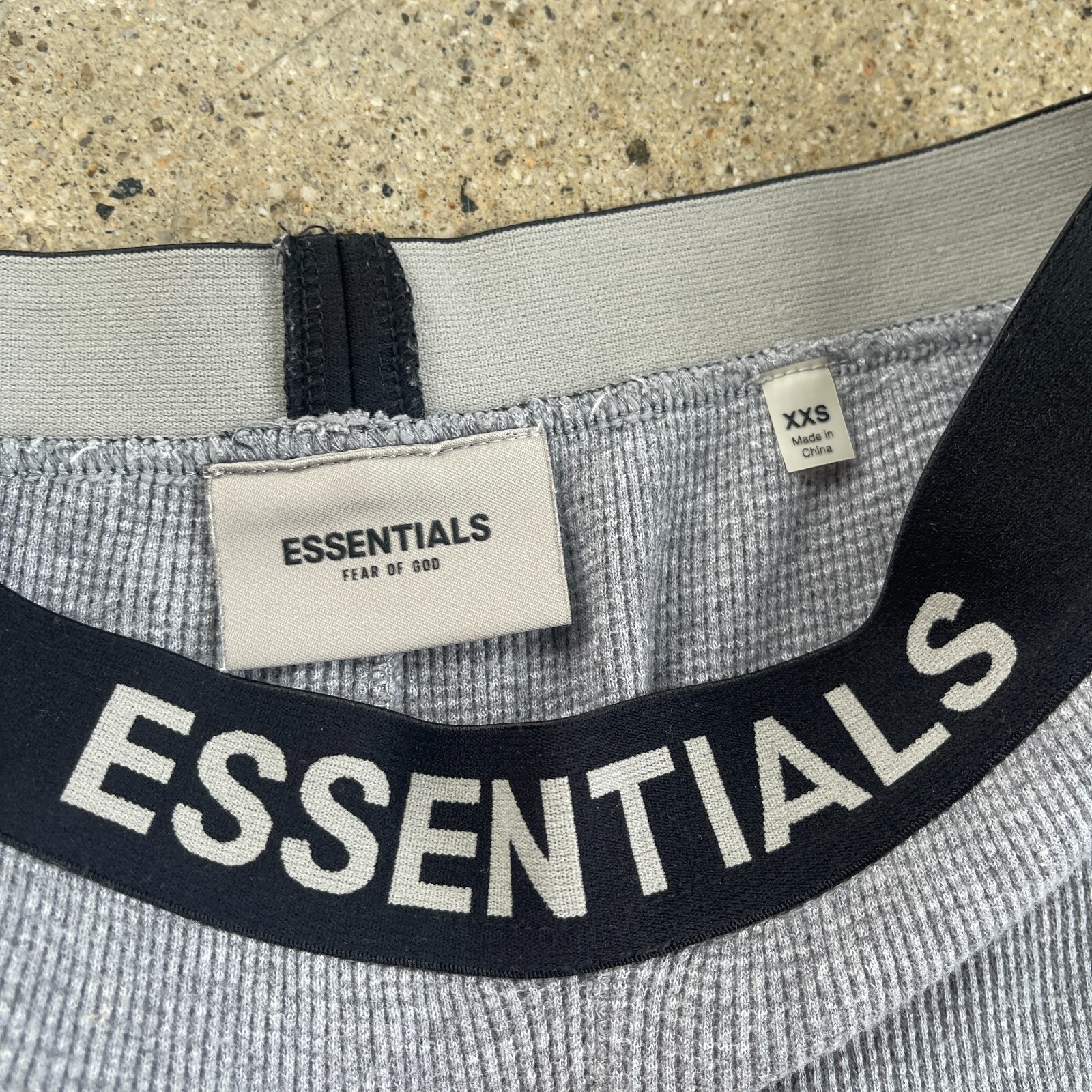 Essentials Thermal Waffle Knit Logo Leggings Gem