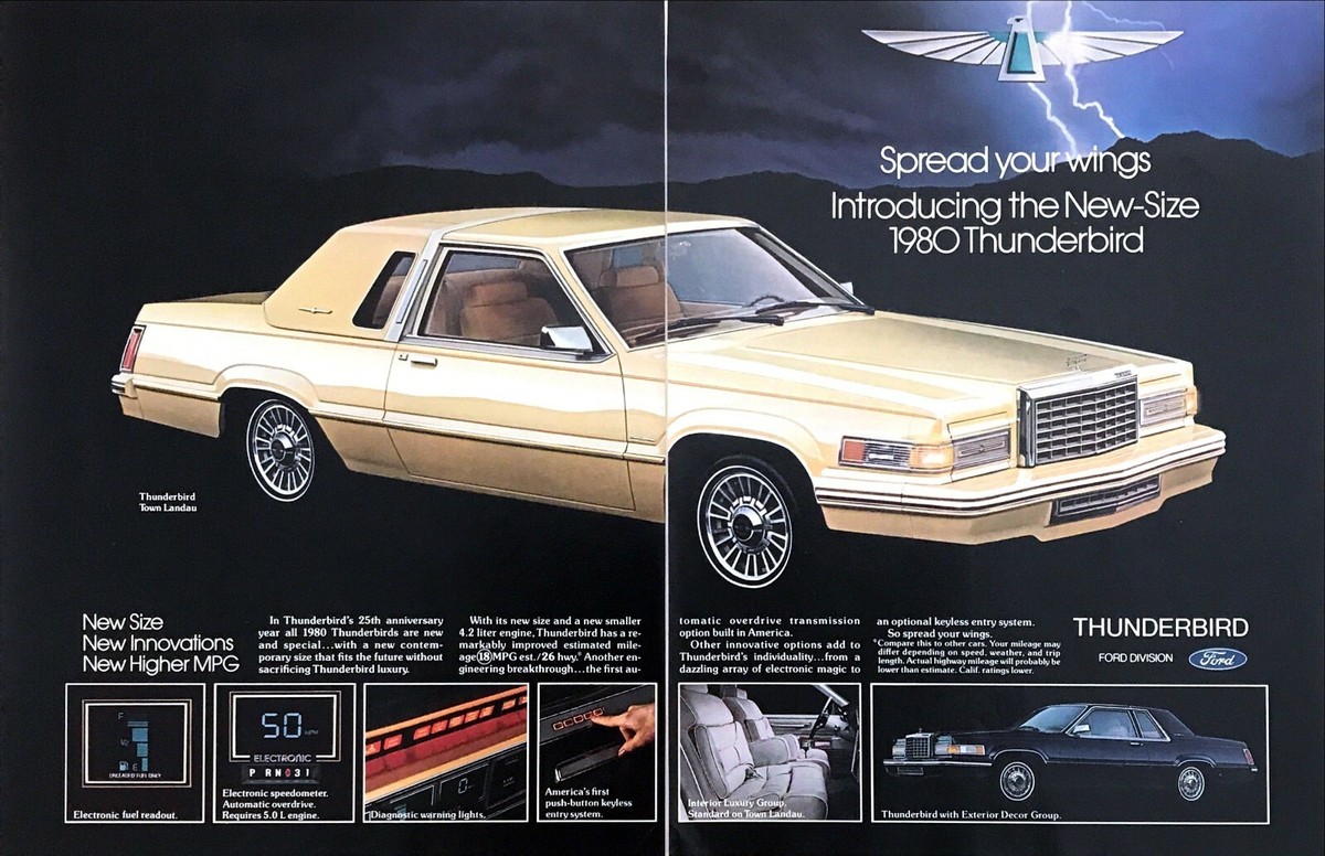 パーツ @ad 1980 Ford Thunderbird Town Landau Coupe photo 