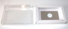 SNES cardboard Game insert Tray & Clear Box P...