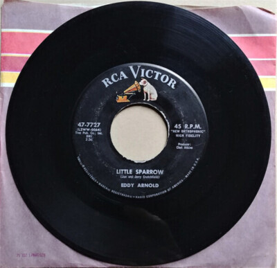 Eddy Arnold My Arms Are A House / Little Sparrow Vinyl Single 7inch RCA Victo