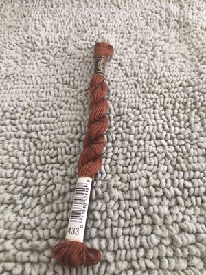 Vintage DMC Perle Cotton Thread Size 5 25m- 27.3y Skein #433 Brown