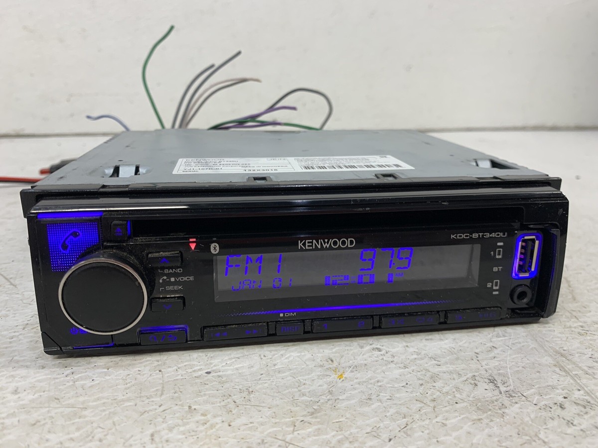 KENWOOD U494BT Bluetooth CDカーステレオ 1DIN ケンウッド U494BT