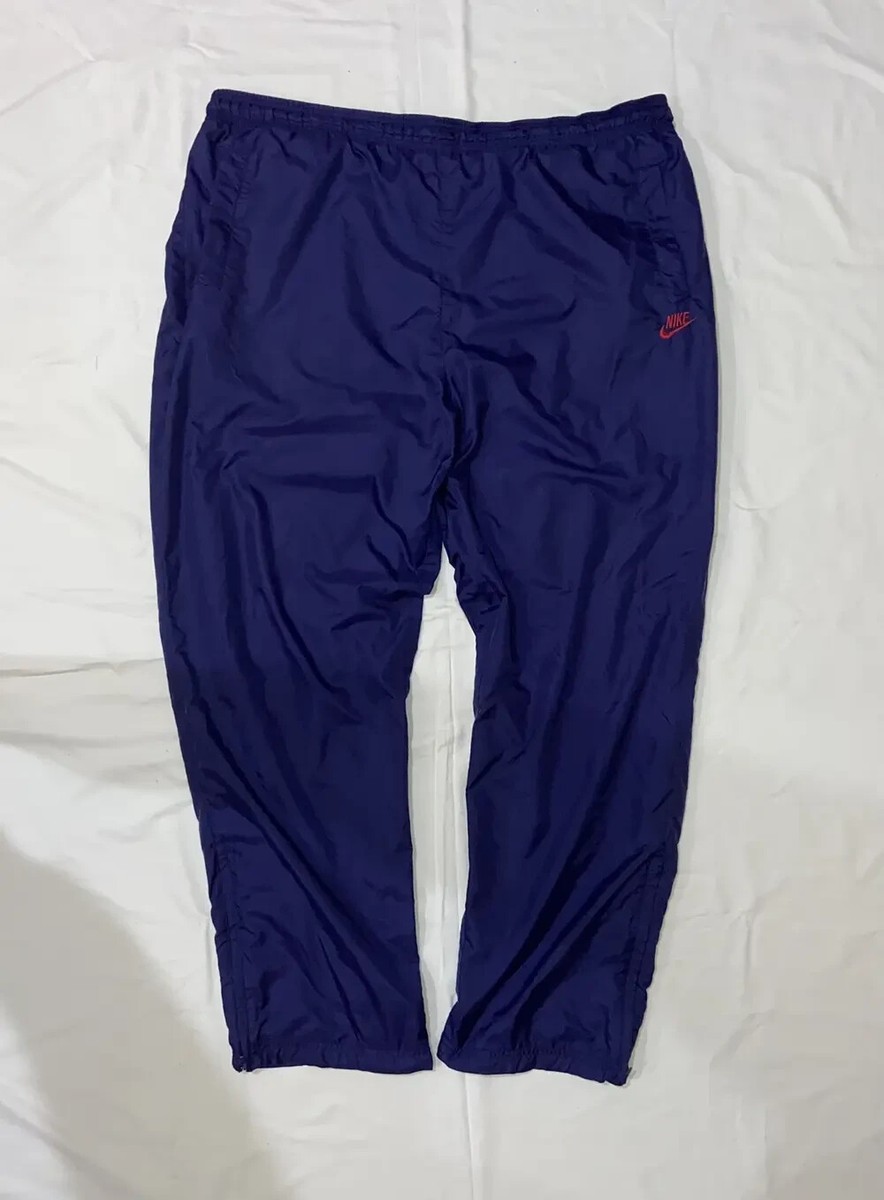 VINTAGE NIKE TRACK PANTS SZ XXL NYLON SWEATPANTS BAGGY
