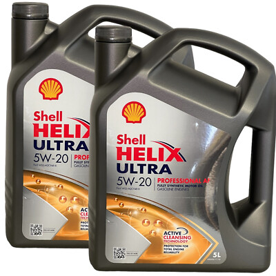 2x5=10Liter Shell Helix Ultra Professional AF 5W-20 Motoröl FORD LAND ROVER 5W20