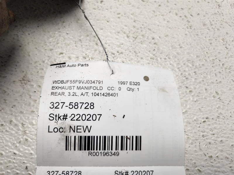 1995-1997 MERCEDES E-CLASS Coletor de Escape 210 Tipo E320 Traseiro OEM 1041426401 - Imagem 3 de 4