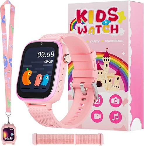 Kids Smart Watch Game Watch 4G With Two-Way Talk SOS GPS For Boys Girls Gift - Picture 16 of 36