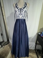 Blondie Nites Prom Dresses Size 3 Navy Blue