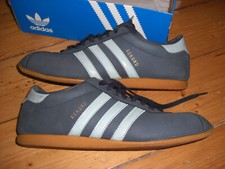 ADIDAS REKORD RECORD GR.44 SELTEN WILDLEDER BLAU ORIGINAL TOPZUSTAND SELTEN!