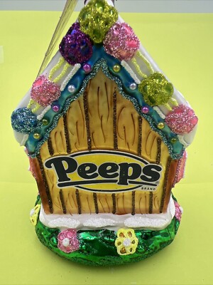 Christopher Radko PEEPS HAVE SPRUNG Chicken Coope Ornament Easter 1021477