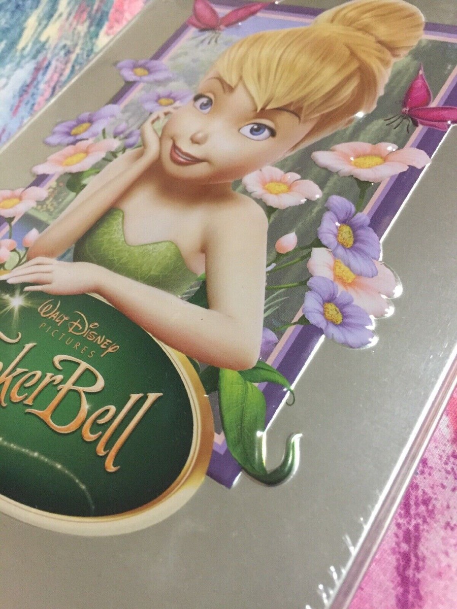 DISNEY TINKER BELL TINKERBELL DVD REAL 3D COLLECTIBLE TIN CASE NEW