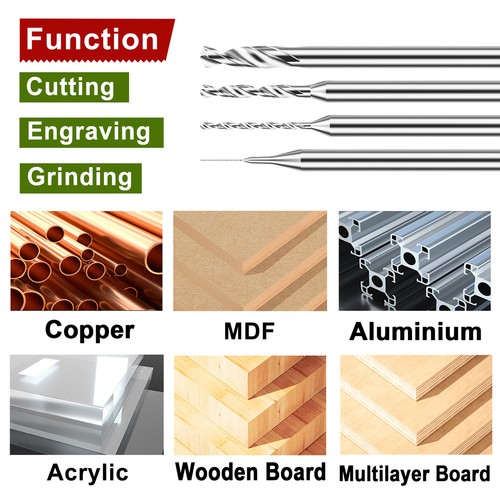 0.2-2.5mm PCB Micro Drill Bit Carbide Print Circuit Board Mill Bit 3.175mm Shank - Picture 4 of 35