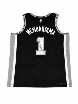 San Antonio Spurs 2023–24 Jersey – Victor Wembanyama – Fanatics Certified - Photo 1/4