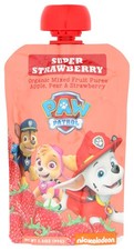 Puré de frutas mezclado orgánico Nickelodeon Paw Patrol fresa manzana pera