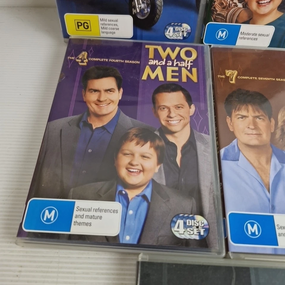 Two And A Half Men The Complete Seasons 2,3,4,7,8 17 Disc Set Dvd Region 4 - Image 4 of 4