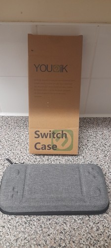 Younik Nintendo Switch Hartschalenkoffer & Zubehörset - Grau Neu - Bild 2 von 9