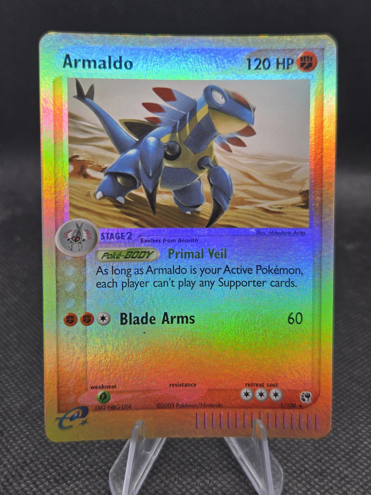 Armaldo (Reverse Holo) 1/100 Pokemon EX Sandstorm - NM