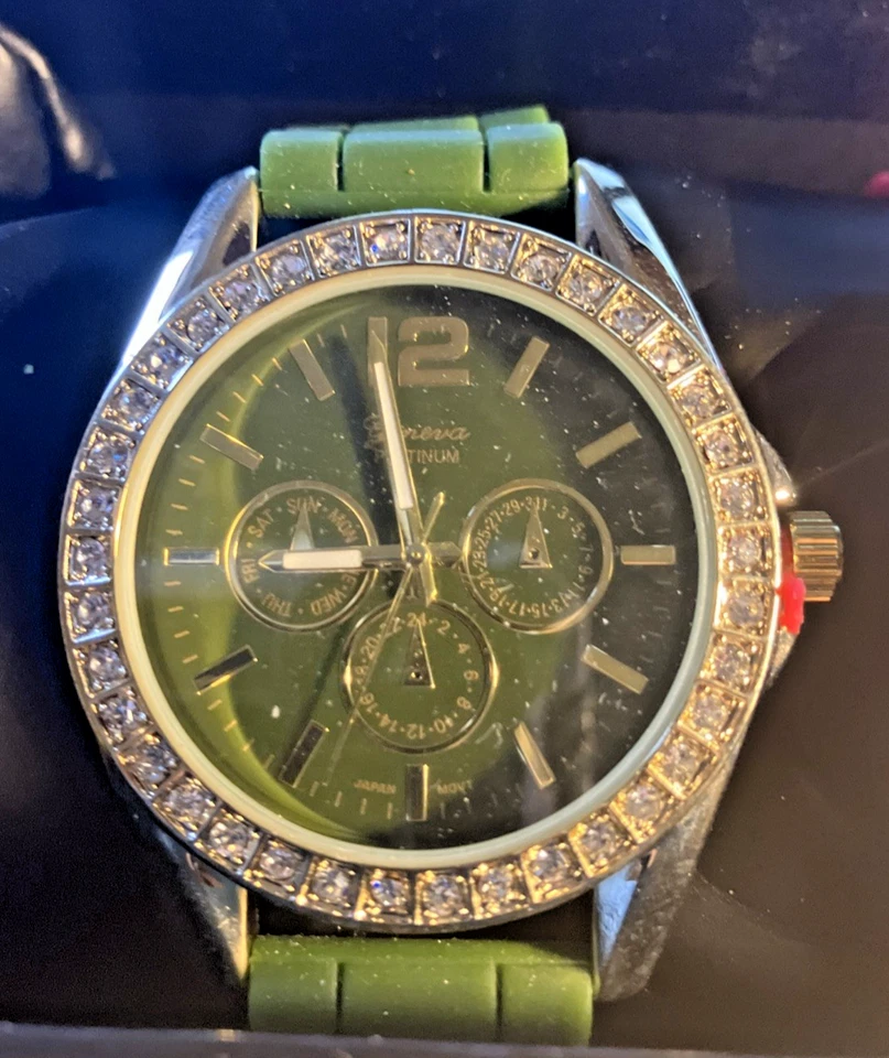 Gift Box Set of 4 Geneva Platinum Ladies Watches Color and Style JTV jbw379-2 - Image 4 of 4