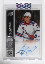 2021-22 Upper Deck Clear Cut Rookies Nils Lundkvist #CC-LK Auto 2d8