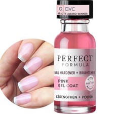 Pink Gel Coat – Rosey Glow Nail Strengthener & Keratin Treatment, 0.6 oz - Pr...