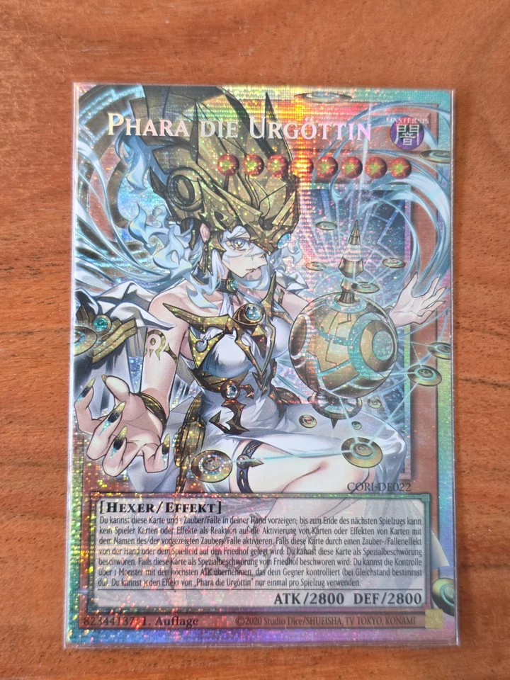 Yu-Gi-Oh! CORI-DE022 Phara die Urgöttin Starlight Rare NM - Bild 1 von 1