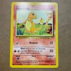 Charmander 046/102 Base Set Regular - German - Glumanda - LP+