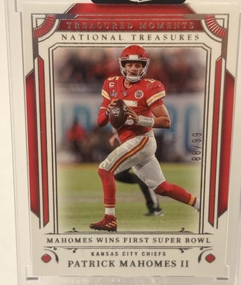 2025 Panini National Treasures - Treasured Moments Patrick Mahomes II #TM-PMS...