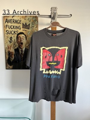 Thrashed Vintage 1994 Pink Floyd Division Bell Tour Shirt Brockum Tags - XL