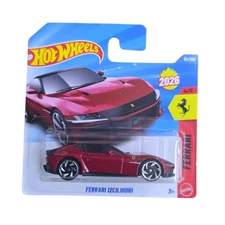 Hot Wheels 2026 Mainline Case D New Red Ferrari 12Cilindri Short Card