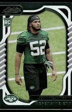 2022 Panini Absolute #170 Jermaine Johnson II Retail New York Jets Rookie