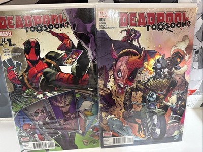 Deadpool Too Soon? #1 & 2, Two Comic Set