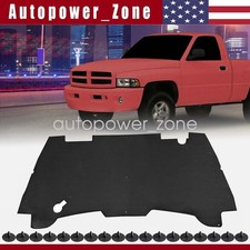 For Dodge Ram 1500 2500 3500 1994-2001 2002 Hood Insulation Pad With Clips